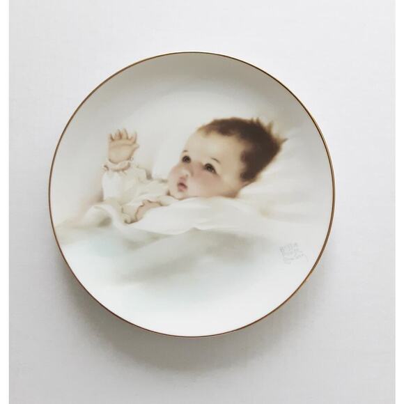 Based on Art by Bessie Pease Gutmann, "Awakening" Collectors Plate No. 3086 A - Picture 1 of 7